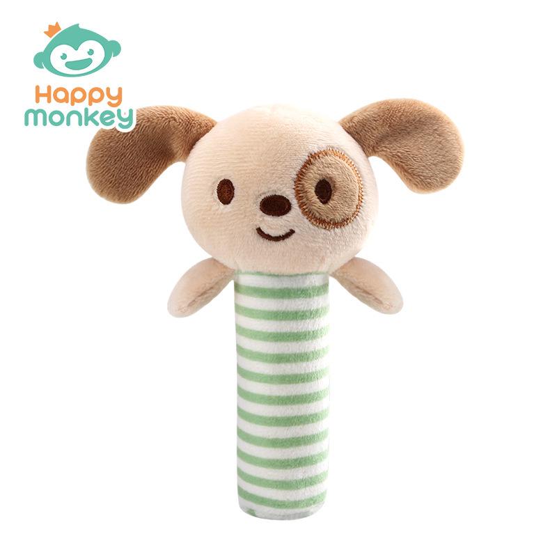 TOLOLO Plush Baby Rattle & Crib Mobile for Newborns - Soothing Sound Toy