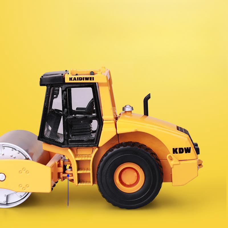 1/50 Scale Alloy Diecast Road Rollers Kids Vehicle Model Car Children Truck Model Toy Gift