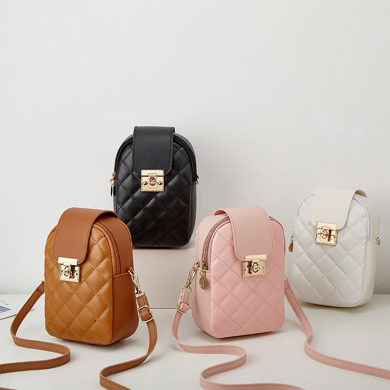 Вышитая сумка для мобильного телефона, женская сумка через плечо, повседневная универсальная сумка-мессенджер с бриллиантами