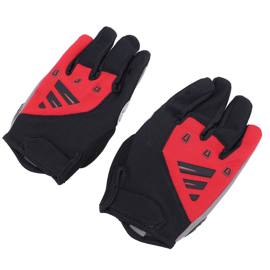 1 пара перчаток для велоспорта, противоскользящие, амортизирующие, легкие, с полным пальцем, для езды на сенсорном экране