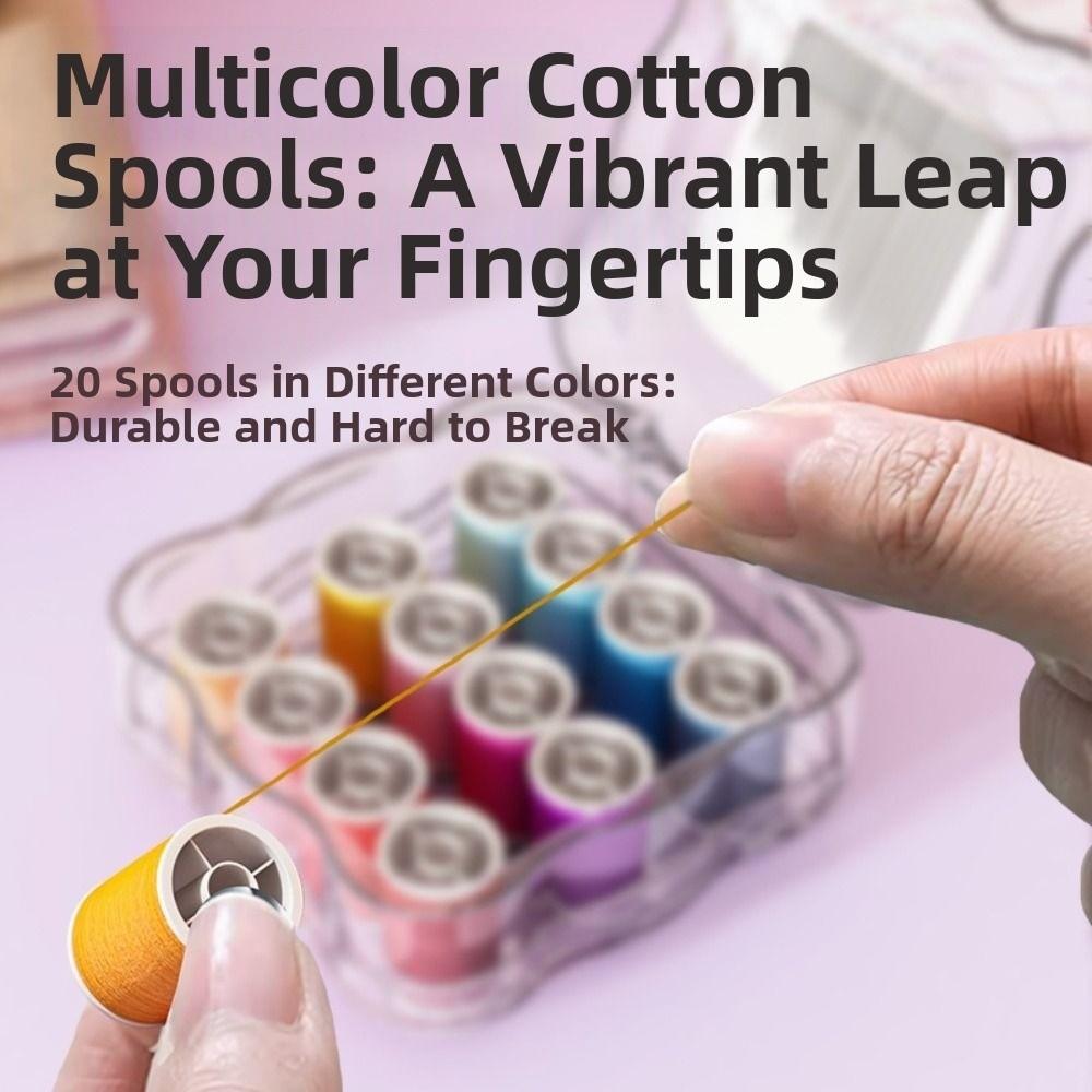 Portable Mini Sewing Box Set Partitioned Magnetic Needle Thread Box Hand Sewing Tool Kit Family