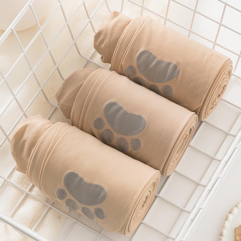 Ультратонкие прозрачные женские чулки с рисунком «кошачий коготь» — колготки с защитой от зацепов и произвольным разрезом на весну и лето