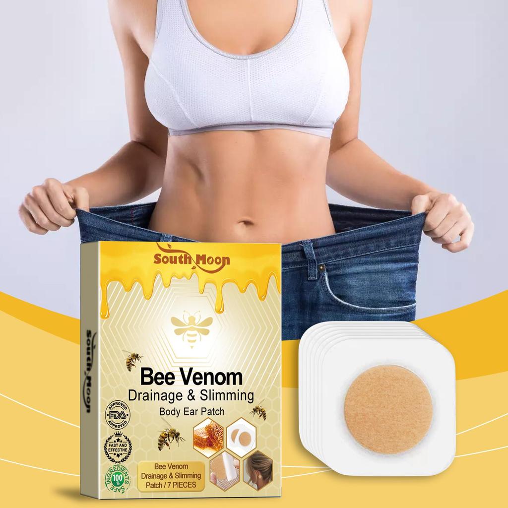 7pcs Bee Venom Slimming Ear Patch Body Care Slimming Body Shaping Beauty Curve Ear Point Patch