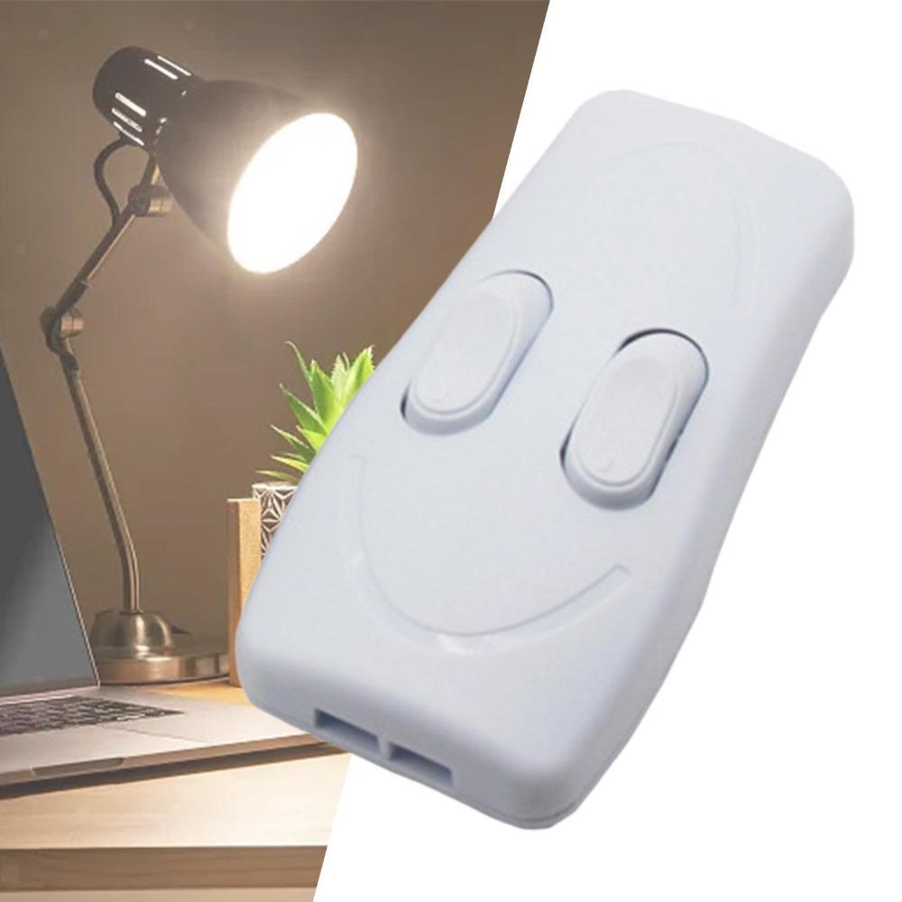 Удобная светодиодная лампа Двойной переключатель Кнопочное управление Включение-выключение света Выключатель напольной лампы