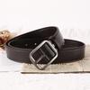 Ремень из сплава с пряжкой, мужской, модный, простой, мужской и женский, одинаковый ремень, ремень для автомобиля