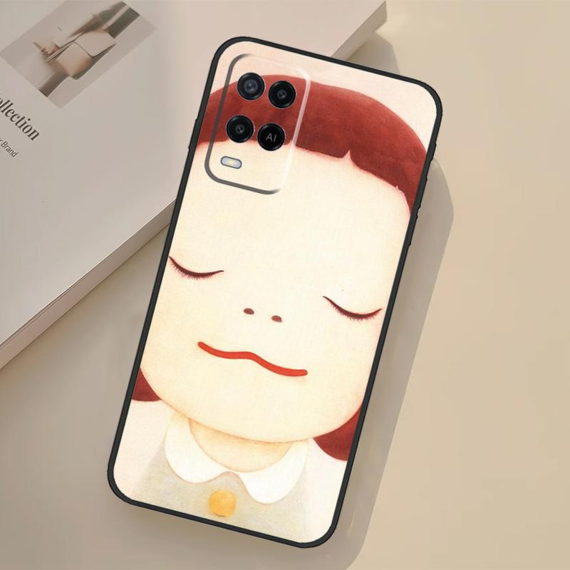 Yoshitomo Nara Case For Oppo A17 A57 A77 A74 A54 A94 A78 A98 A18 A60 A80 A40 A38 A58 A96 A76 A16 A15 A5 Pro