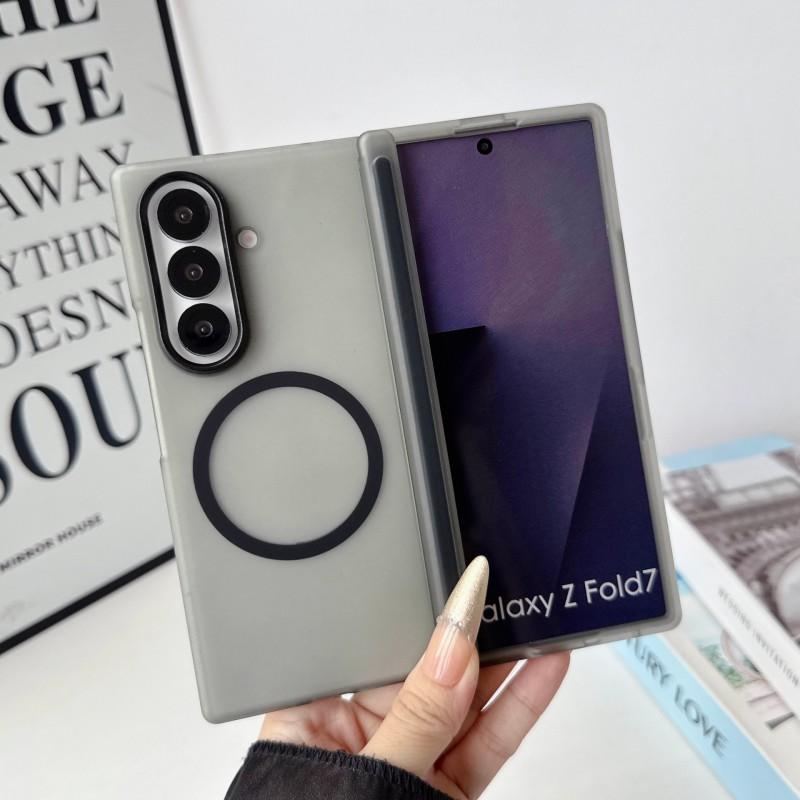 360 Rotating Magnetic Detachable Stand Case Galaxy Z Fold7 With Front Frame Protector Compatible Fold6