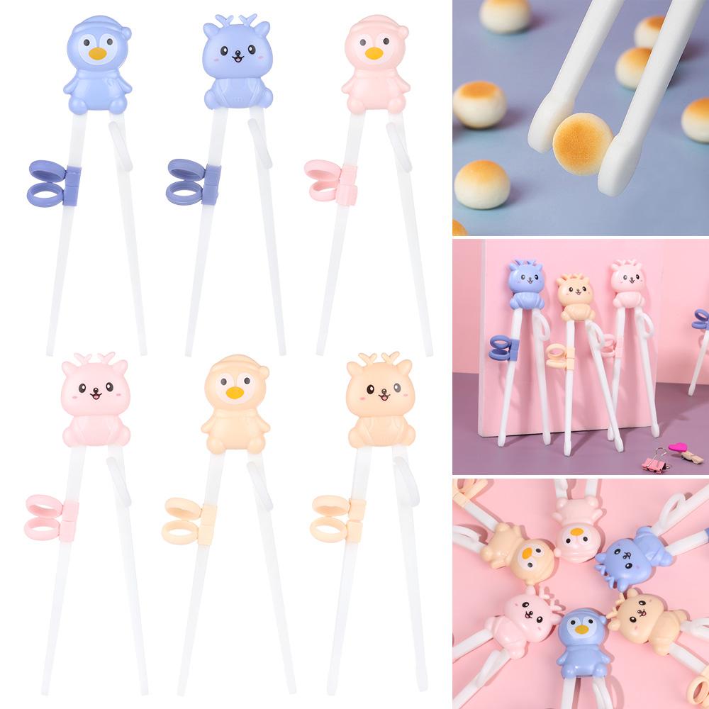 Cartoon Kids Baby Tableware Training Beginner Chopsticks Eating Helper Learning Chopsticks