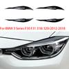 Для BMW 3 серии F30 F31 318i 320i 2012-2018 ABS Накладка на переднюю фару Наклейка на автомобиль Внешний тюнинг