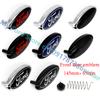 Car Sticker ABS 14.5 Car Front Head Hood Bonnet Logo Rear Trunk Badge Sticker For Ford Mondeo Focus Fusion MK2 MK4 F150 F250 Emb