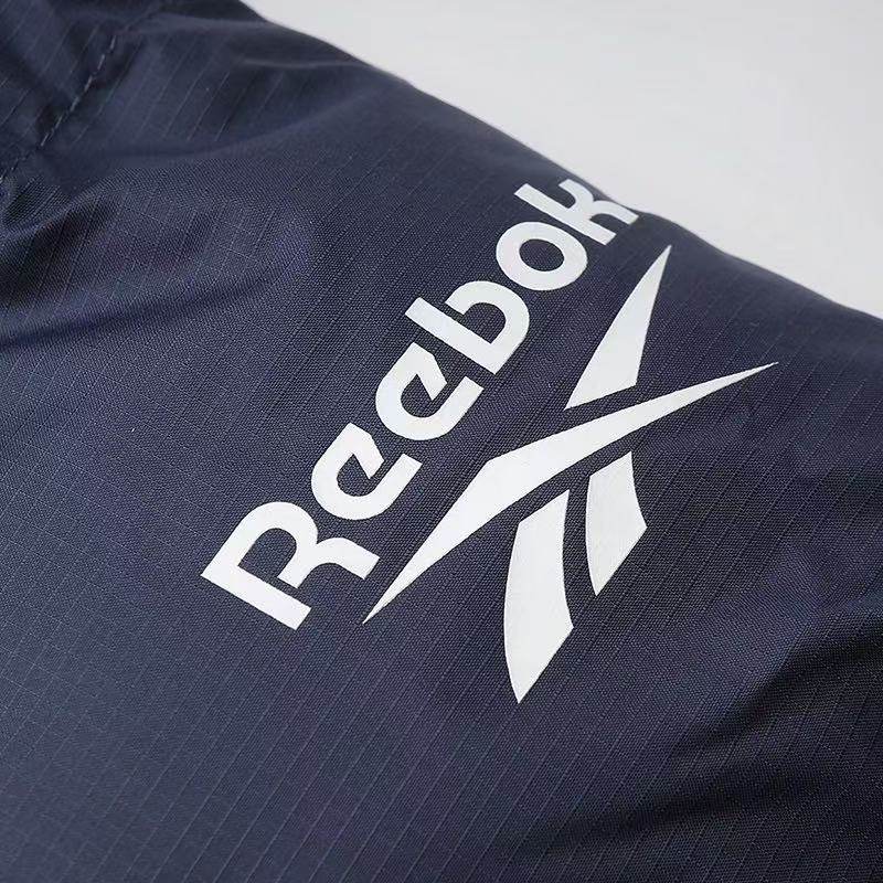 Reebok Базовая Минималистичная Короткая Теплая Спортивная Хлопковая Куртка с Капюшоном Ультралегкая Мужская куртки GQ4925