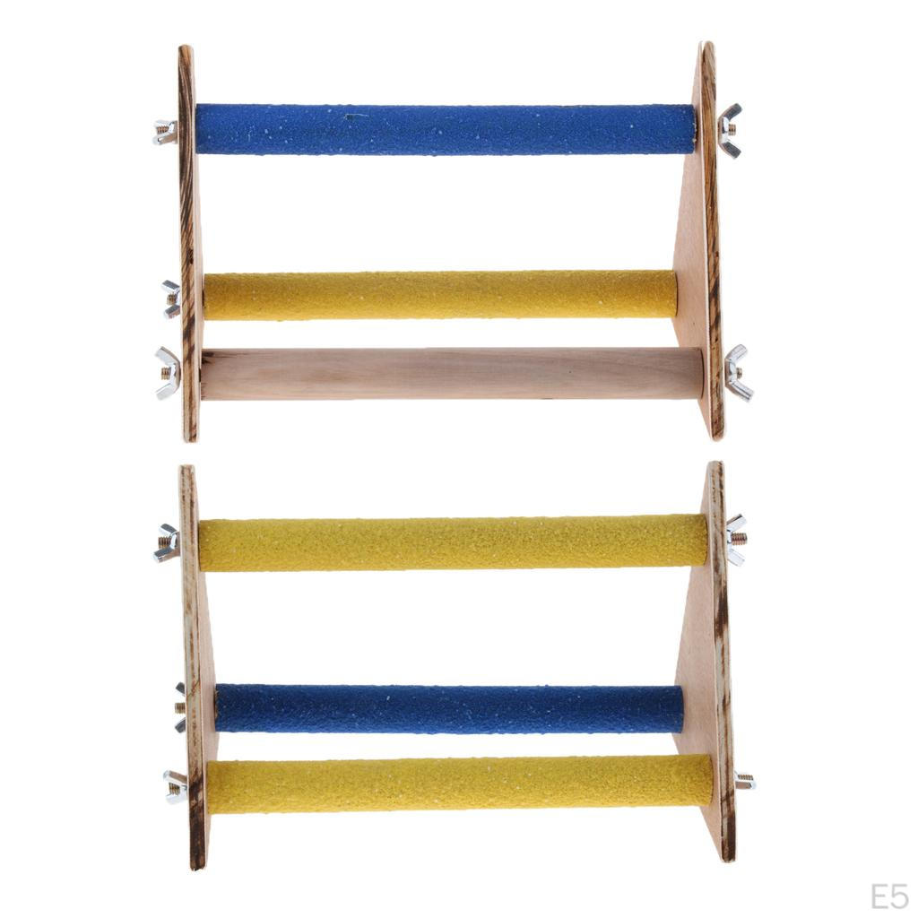 Попугай Птица Жердочка Стенд Игрушки Гимнастический Складной Деревянный Стол для Активностей Игровая Стойка