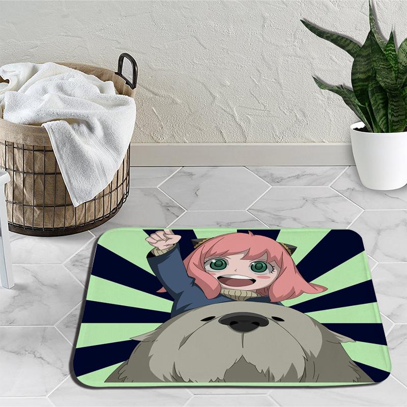 Семейный прикроватный коврик Spy X Anya Forger, дверной ковер Loid Yor Forger, мультяшный напольный коврик для гостиной, тапис, украшение, гобелен