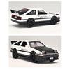 1/32 Toyota Initial D AE86 Функция дрифта Металлическая модель автомобиля Литьевые модели и игрушечные транспортные средства Металлическая модель автомобиля Звук и свет Коллекция Игрушка для детей