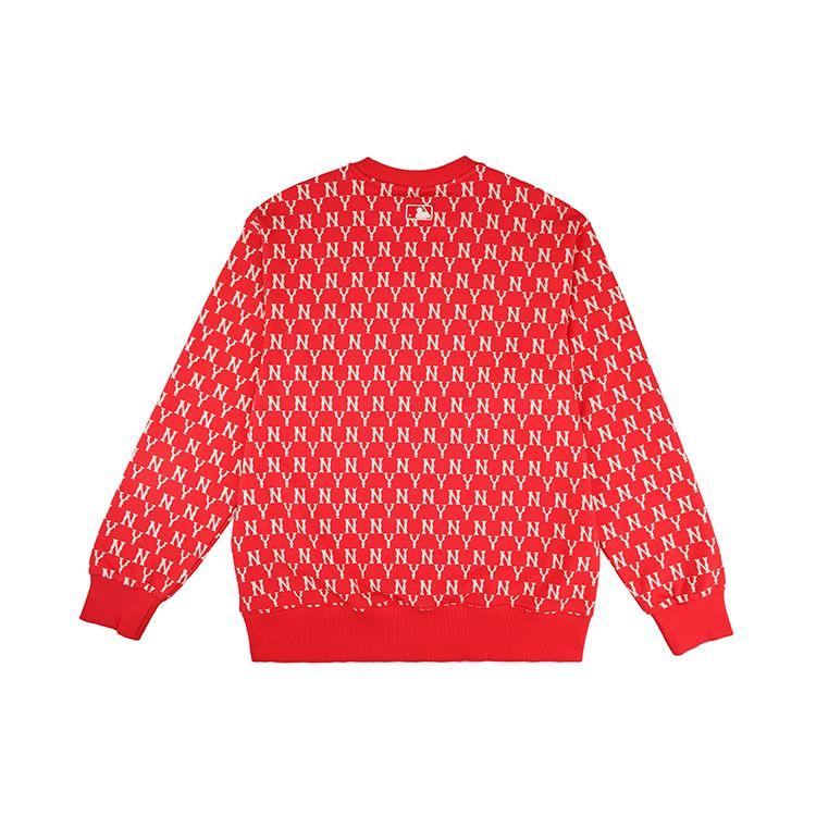 MLB New York Yankees American Vintage Floral Crewneck Long Sleeve Sweatshirt Unisex sweatshirt Red 31MTM2041-50R