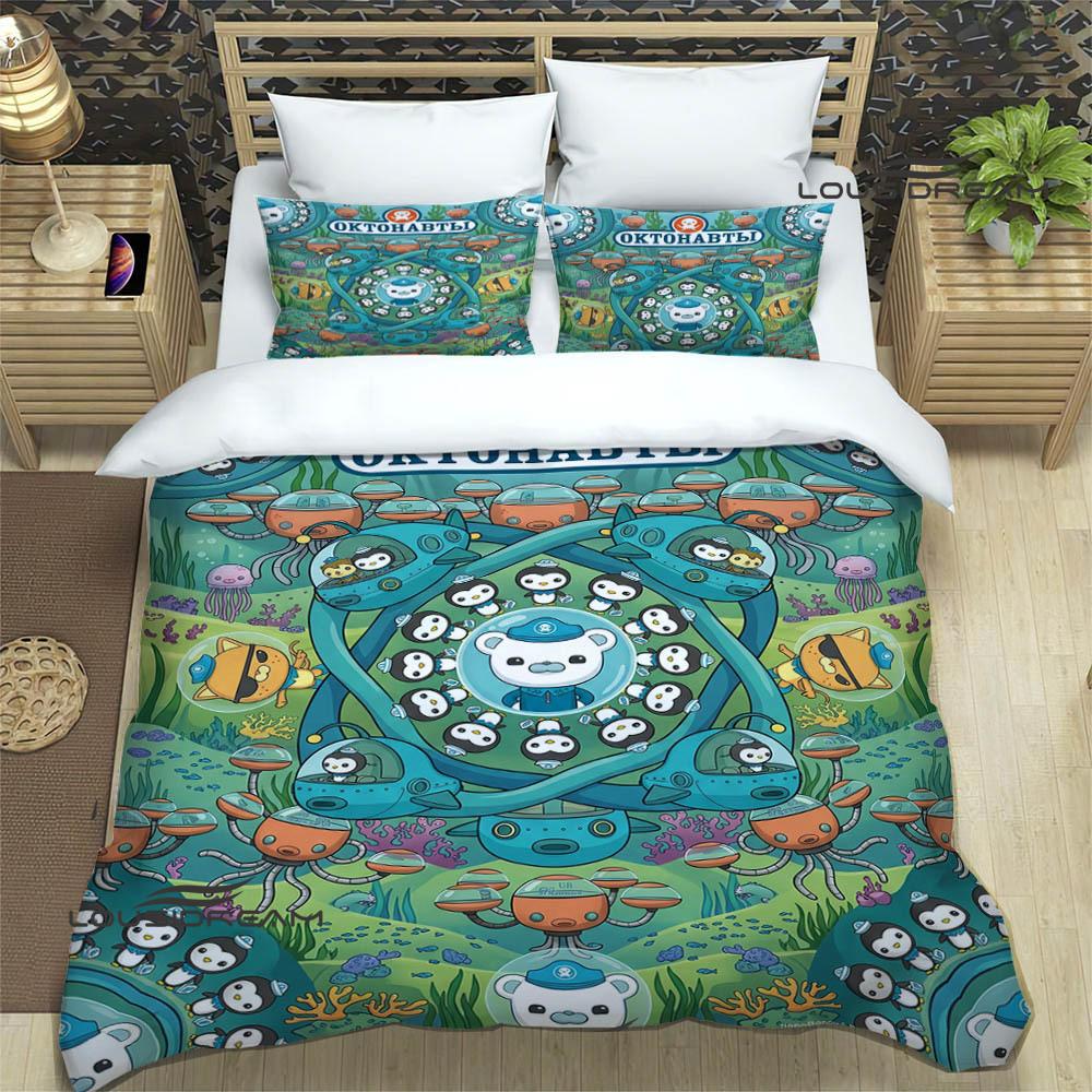 3D The-Octonauts printed Bedding Sets exquisite bed supplies set duvet cover comforter set bedding set luxury birthday gift