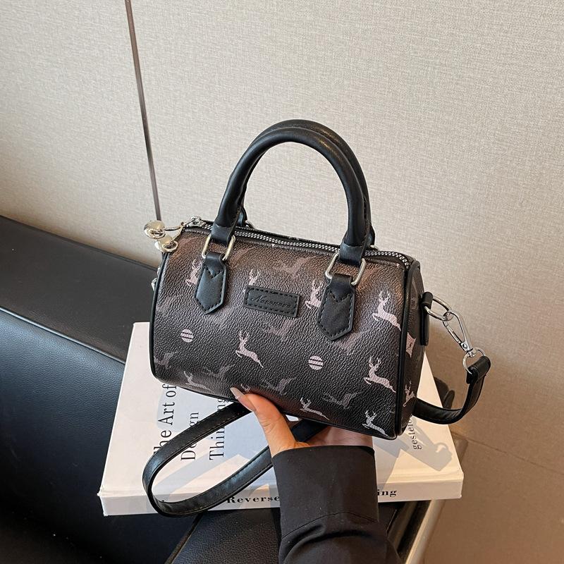 Универсальная маленькая сумка для ношения в руке, женская новая модная сумка-подушка с принтом, простая сумка-мессенджер на плечо для поездок на работу