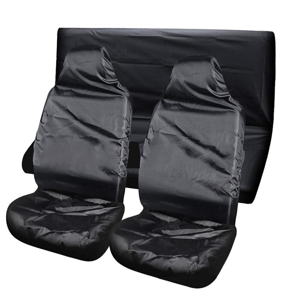 Waterproof Universal Black Full Set Car Seat Protectors Car Seat Cover Auto supplies Seat Covers