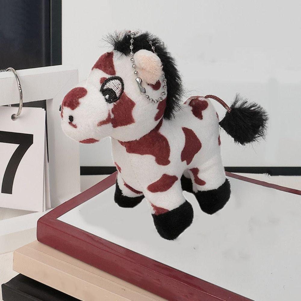 Hanging Decoration Plush Horse Keychain Stuffed Animal Little Horse Keychain Bag Pendant