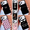 Не трогай мой телефон Забавный смешной чехол для телефона для iPhone 16e 15 14 13 12 17 Pro Max Plus Air 17pro Чехол Coque