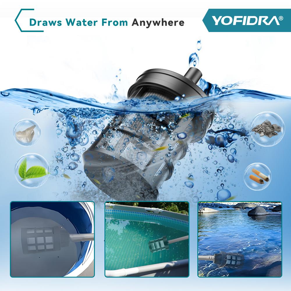 Yofidra Безщеточная мойка высокого давления 200 Бар, водяной пистолет для автомобиля + ведро, очиститель для сада, распылитель для аккумулятора Makita 21 В (штырь)