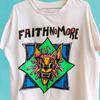 Винтажная Мужская Хлопковая Футболка Faith No More Мужские Футболки Топ Белый Унисекс Футболка Все Размеры