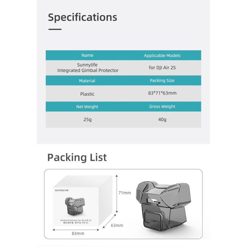 Защитная крышка объектива для Dji Air 2s, универсальная защитная крышка для объектива карданного подвеса