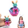 Cute 3D Printed Easter Rabbit Eggs with Mini Surprise Toys for Kids Birthdays Party Favors Gifts Christmas Goodies Filler