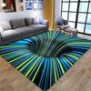 3D Carpet Entrance Door Floor Mat Abstract Geometric Optical Doormat Non-slip Floor Mat Living Room Decor Rug