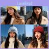Embroidered Letter Knit Hat For Women Winter Warmth And Windproof Comfort