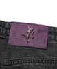 LIBERE Denim Biker Baggy Pants / Black