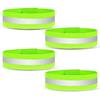 High Visibility Armbands, Elasticated Ankle Bands Hi Vis Reflective Running Armbands Wristbands Reflector Strips Safety Bands
