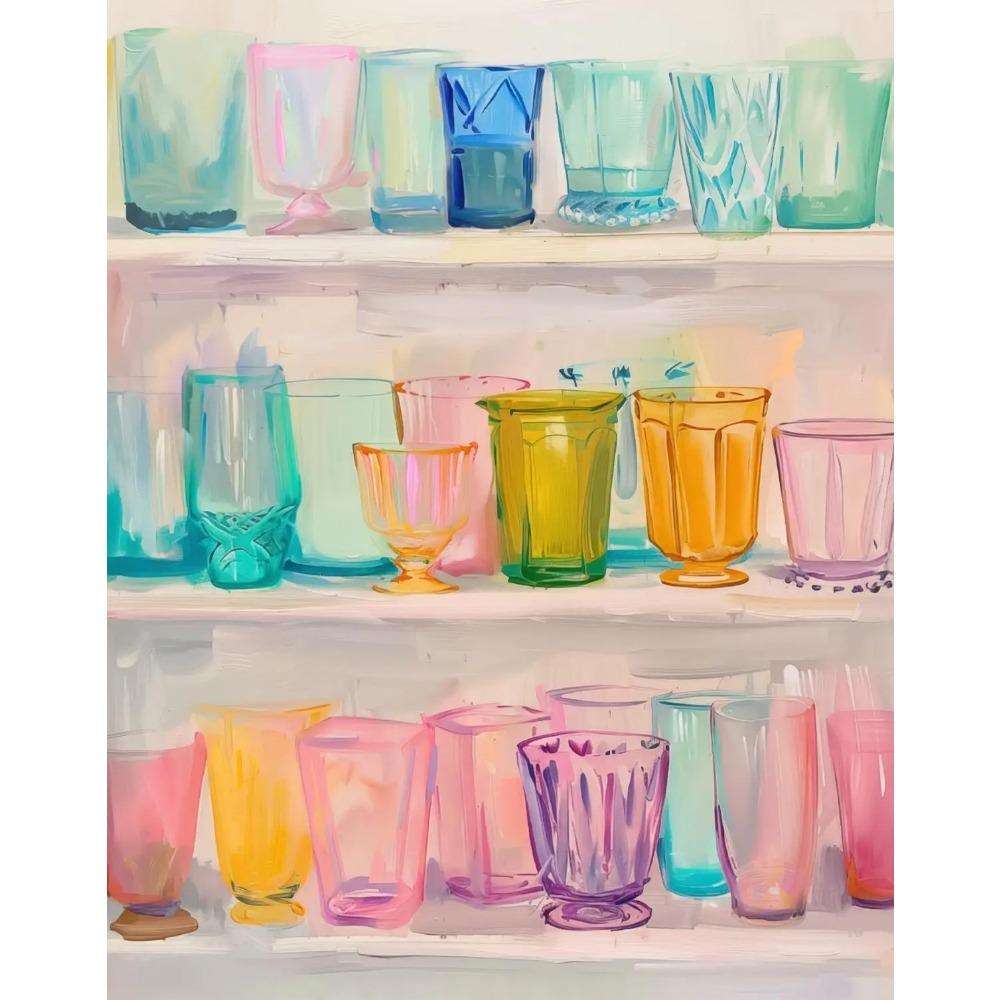 Красочный летний постер с эскимо, натюрморт, столовая, завтрак, принты еды, холст, живопись, настенное искусство, картина, домашний декор для кухни