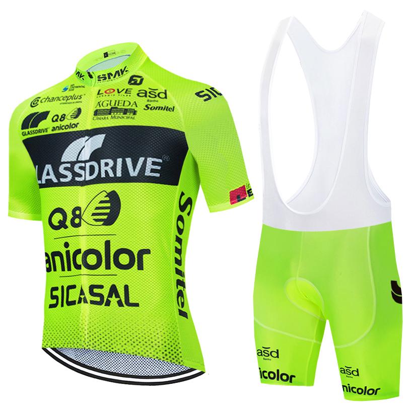 New Green Andalucia Cycling Jersey Men Women Bike Maillot Shorts Set Ropa Ciclismo MTB Summer Bicycle