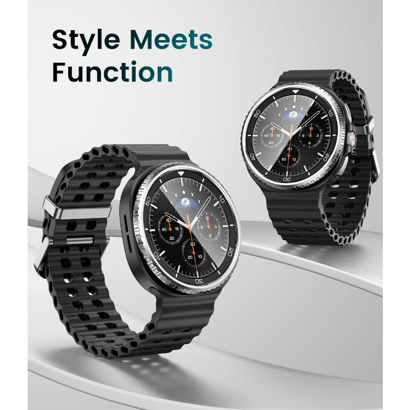 Металлическая крышка-ободок для умных часов Samsung Galaxy Watch 8 Classic 46 мм, кольцо-бампер, чехол, декоративные аксессуары для Galaxy Watch8 Classic