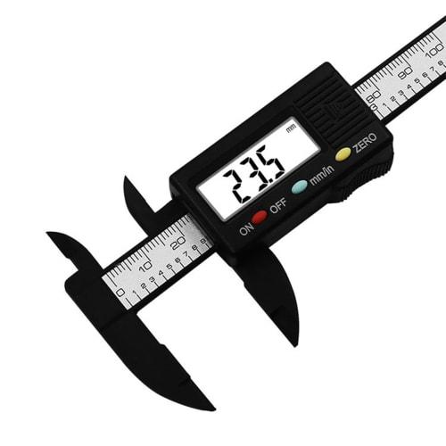 Small Digital Caliper, Practical Digital Caliper, Compact Electronic Precision Gauge Tool with Inch/Millimeter Conversion, 0-100mm Measuring Ruler, Sc