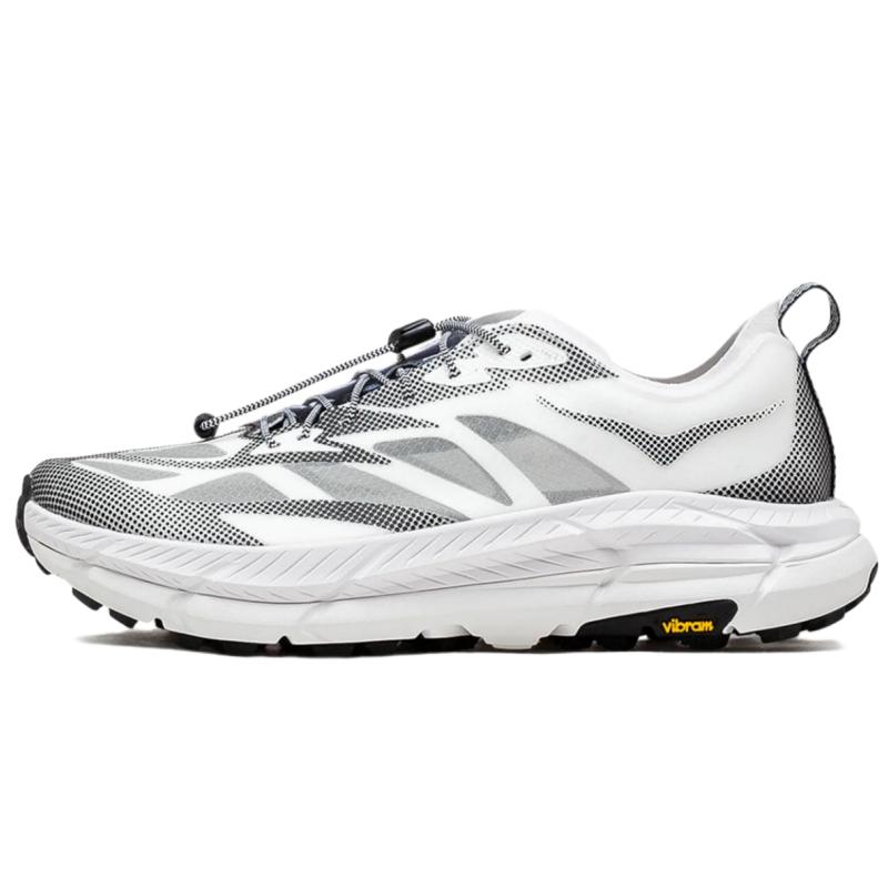 HOKA ONE ONE Mafate Speed 4 Abrasion Resistant Low Top Outdoor Shoes Unisex Pink Sneakers 1168971-WBLC