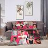 Jonathan Bailey Flannel Blankets  Warm Soft Throw Blanket for Outdoor Picnic Funny Bedspread Sofa Bed Cover