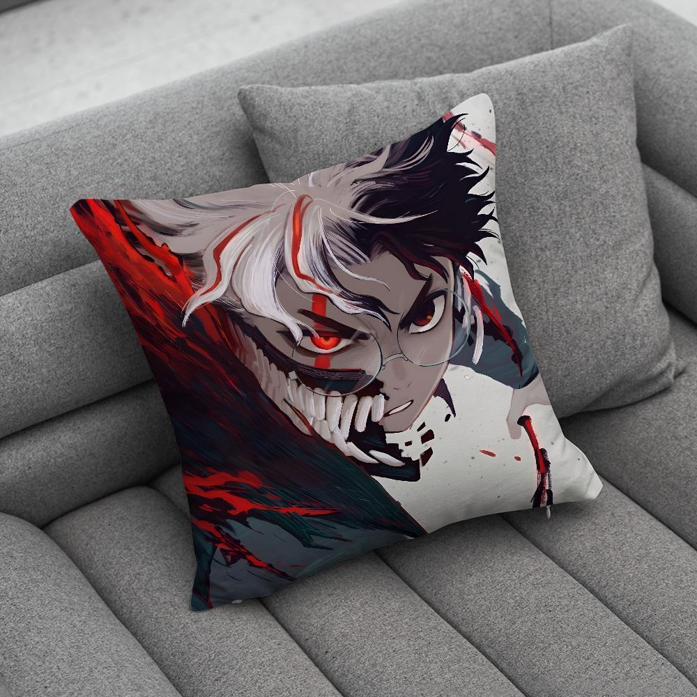 Anime DDandadan Pillow Case Soft Cushion Cases for Farmhouse Sofa Decor Home Decorations and Protector