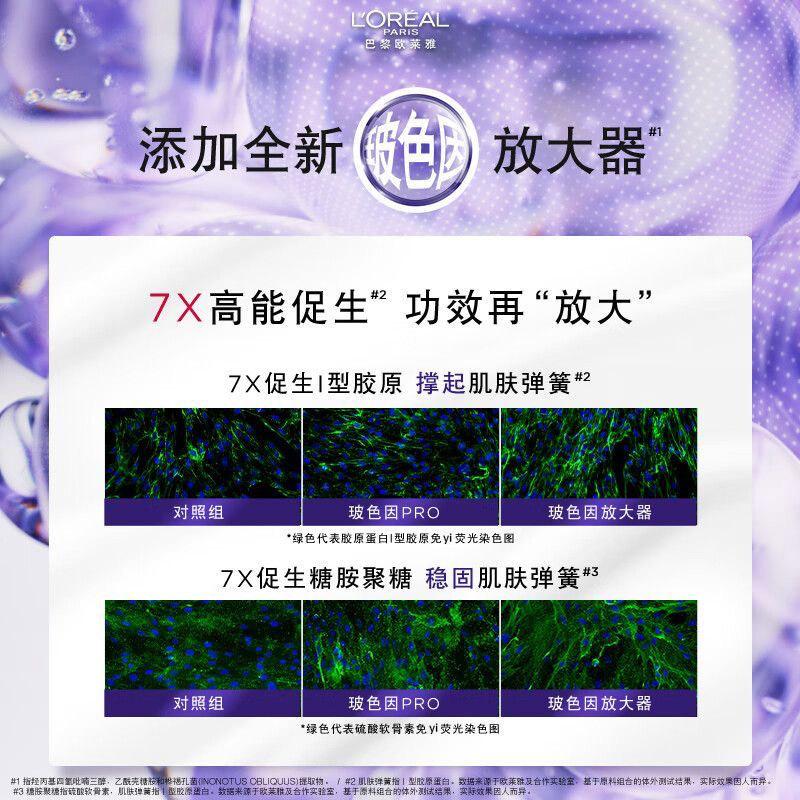 6-pack L'Oreal's third-generation upgraded purple iron anti wrinkle and dark circles eye cream