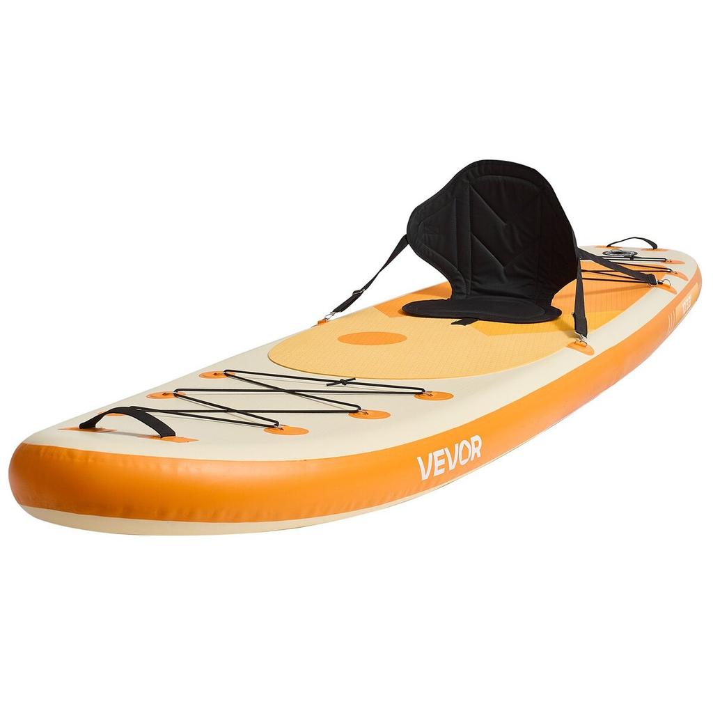 Inflatable Paddle Board with Seat, 3.05m x 84cm x 15cm Wide Ultra-Light SUP Paddleboard, Stand Up Paddle Board with Accessories, Pump, Paddle, Fin,