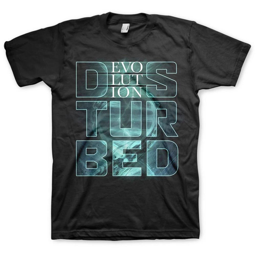 Men's Disturbed Evolution T-shirt Small Black