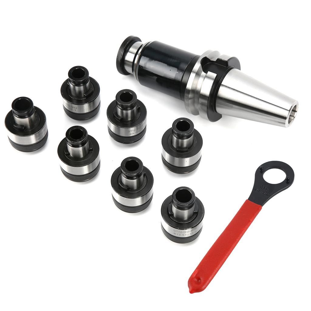 Tapping Chuck Set Fast Change Tap Holder Kit 40‑GT12‑7PCS for Drilling Machine