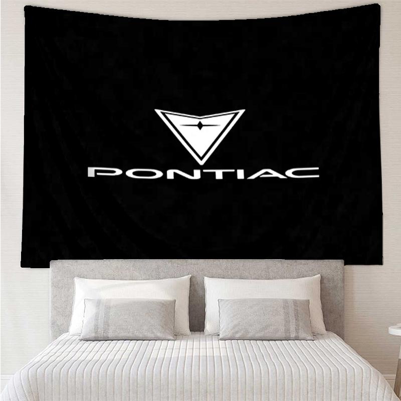 Pontiac Print Tapestry, Backdrop, Easy Setup, Ideal for Bedroom, Office & Living Room, with Aesthetic Wall Hanging Decor.