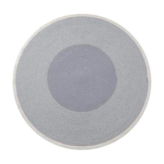 Хлопковый Веревочный Коврик для Кошек Круглый Когтеточка для Кошек Мягкий Моющийся Ковер с Кисточками Двусторонний Плетеный Напольный Коврик для Спальни Гостиной Зоны Отдыха Кошек