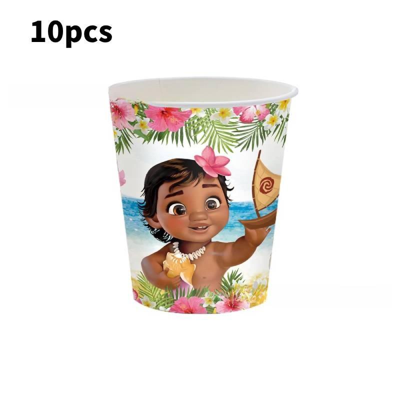 Набор праздничной посуды Моана Тарелки Салфетки Столовые приборы Детские украшения Праздник