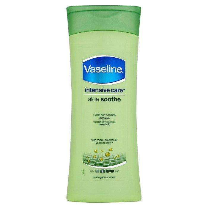 Body Lotion, Vaseline, Aloe Soothe, With Aloe Vera, Moisturizing And Soothing Effect