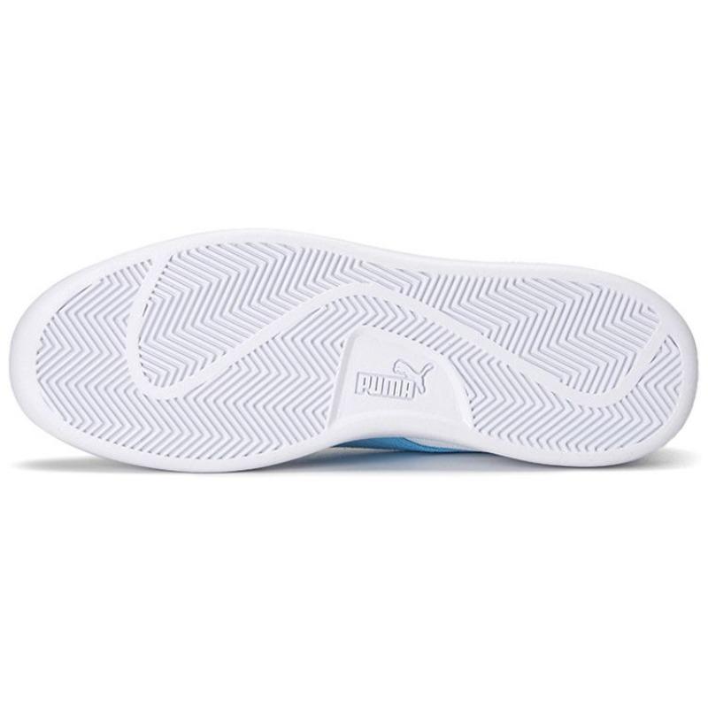 PUMA Smash v2 Mid CV Unisex Textile Mid Top Sports Casual Shoes White 389285-01