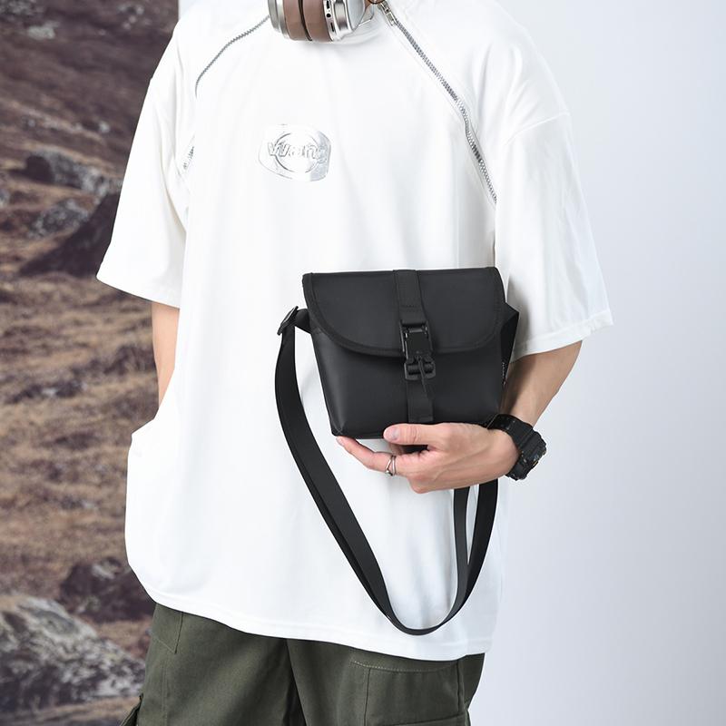 Мужская сумка через плечо с магнитной пряжкой, сумка на плечо, пригородная сумка, маленькая квадратная сумка