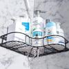 Угловые полки для хранения в ванной комнате, настенная стойка, держатель для шампуня, железная сливная корзина для душа, органайзер без перфораторов, аксессуары для ванной